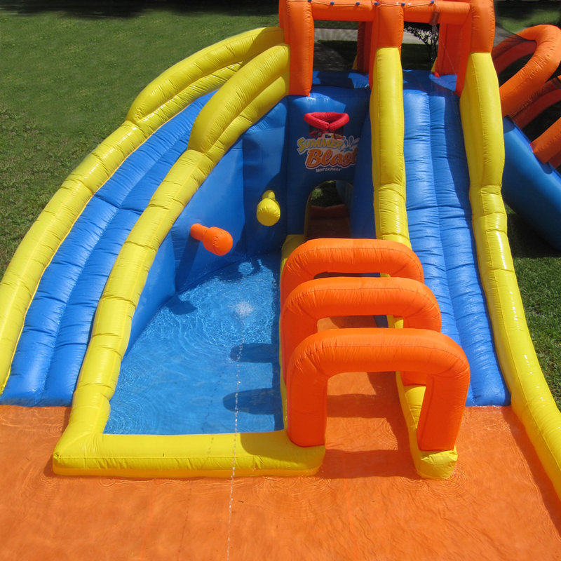 Kidwise Large Multicolor Inflatable Summer Blast Waterpark