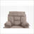 Lift Recliner Chair, Extra Large 400 LBS Capacity with Heating &amp; Massage, 180° Flat Lay, Dual OKIN Motors | Light Brown Chenille-2065416082