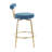 Kayson 25.5" Gold Swivel Upholstered Counter Stools-1129021416