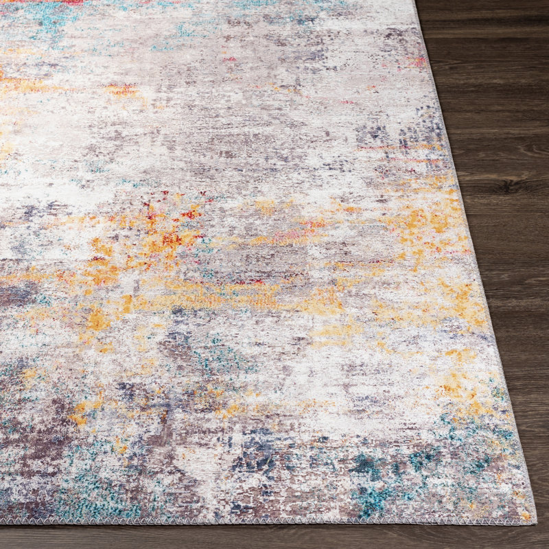 Abstract Indoor Rug, Rectangle 5' x 7'6"