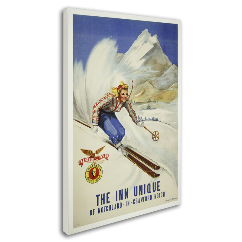 « inn unique », art mural sur toile tendue, H 19 po x l 12 po