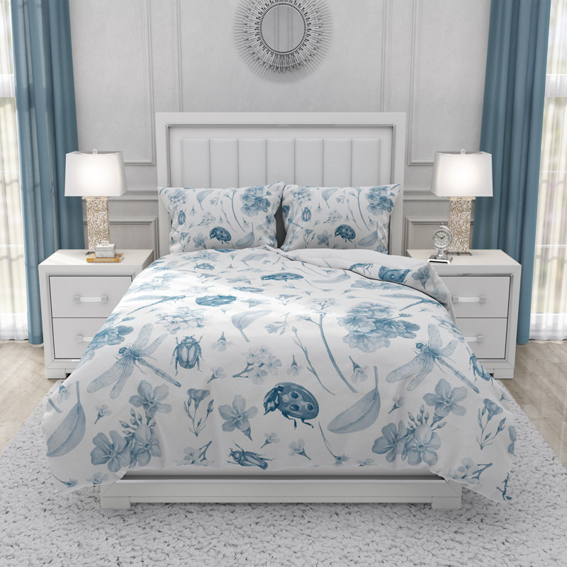 Abstract Duvet Cover, King Duvet Cover + 2 King Shams