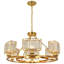 Vallonia 6 Light Dimmable Wagon Wheel Chandelier-1266907908