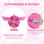 WinSpin 24 po à double usage, prix, ange rose, prix, plateau de table ou support au sol, roue de fortune, rotation pour Carnaval