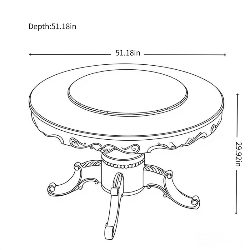 Table de salle à manger American Retro