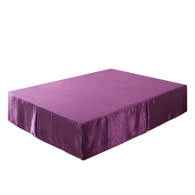 Tailored Bed Skirt, Queen, Purple