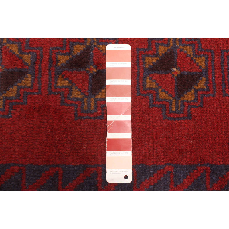 Rizbaft Red Rug 3'7" x 6'4"