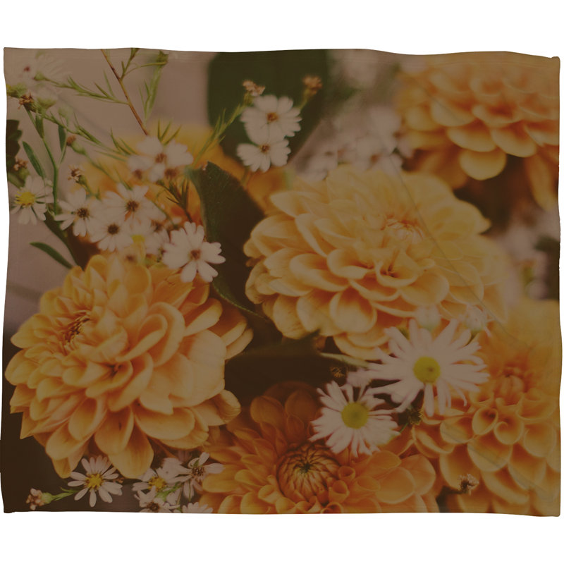Jeté floral automne