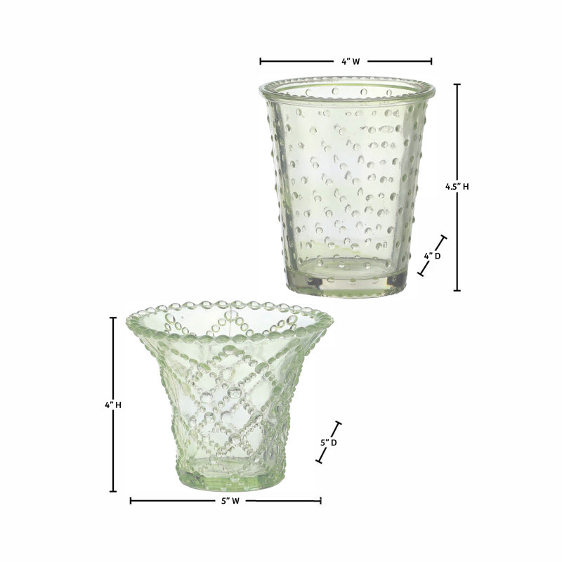 4.5'' Vintage Hobnail Petite Glass Vase 