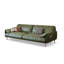Causeuse-coussin standard en cuir véritable vert-984496782