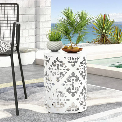 Table de bout d'extérieur en métal - Grand