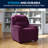 Degnan Deluxe Padded Contemporary Kids Recliner with Storage Arms-1448710725