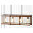 Herlef 4 - Light Brown/Silver Lantern Pendant