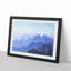 Fog over the Mountain Valleys in Abstract - Picture Frame Graphic Art Print-55723406-55723407