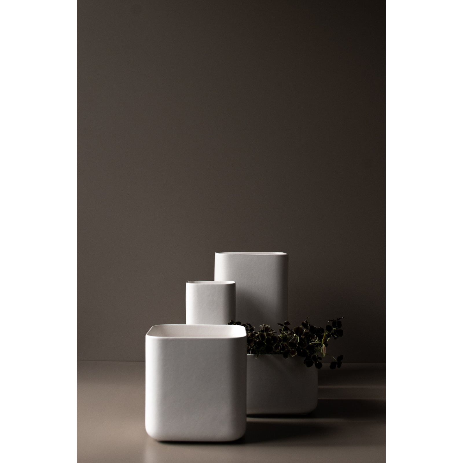 3.94'' Ceramic Table Vase, White