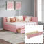 Lit de jour double rembourré (beige)-1874514898