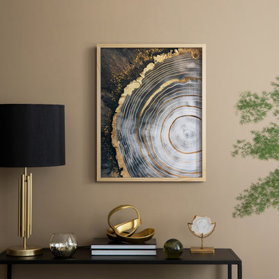 ABSTRACT Series CCXXIV Framed Print - Solid Wood