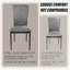 Ensemble de 4 chaises rembourrées en velours avec pieds en métal et pieds réglables pour la salle à manger-481995594-481995597-481995599