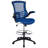 Drafting Chair Polyester/Polyester blend 50.75" H x 24.5" W x 25.5" D-1160177522