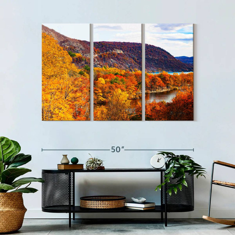 Paysage d'ours d'automne Alvord, H 32 po x l 50 po