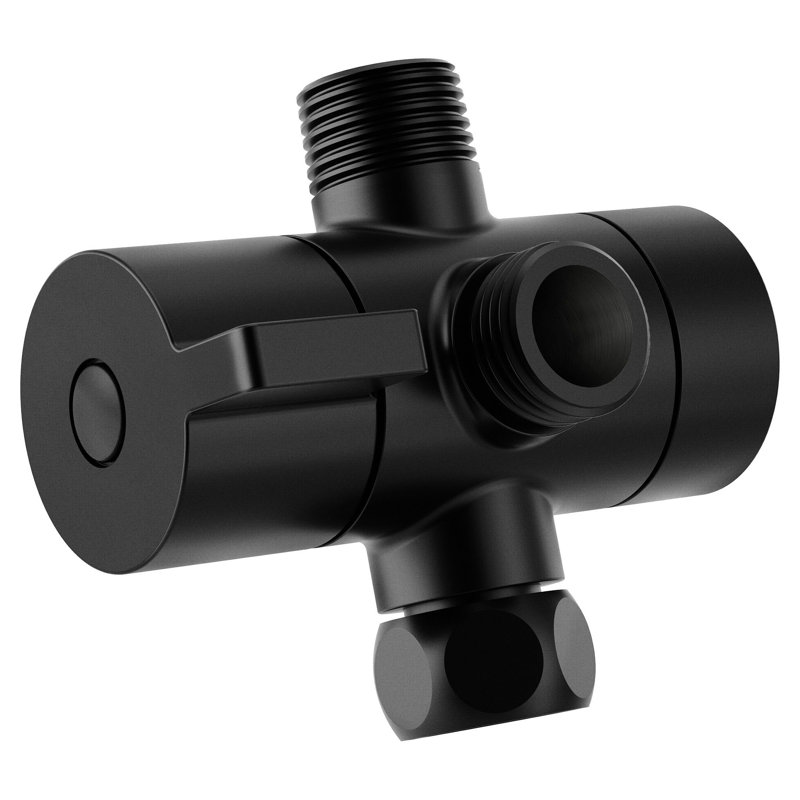Inverseur pour bras de douche Moen®, Noir mat