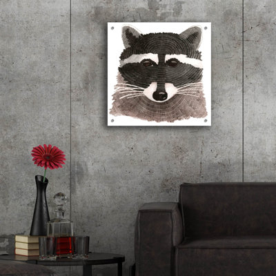 «Raccoon» par Jeannine Saylor sur plastique / acrylique