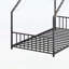 Platform Bed with LED Light Strips,Roof-Shaped Iron Frame-236189221-236189222