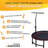 LEAPS & REBOUNDS 9' Round Fitness Trampoline