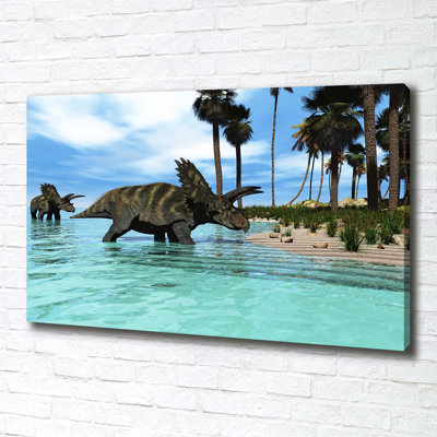 Dinosaurs - Wrapped Canvas Print