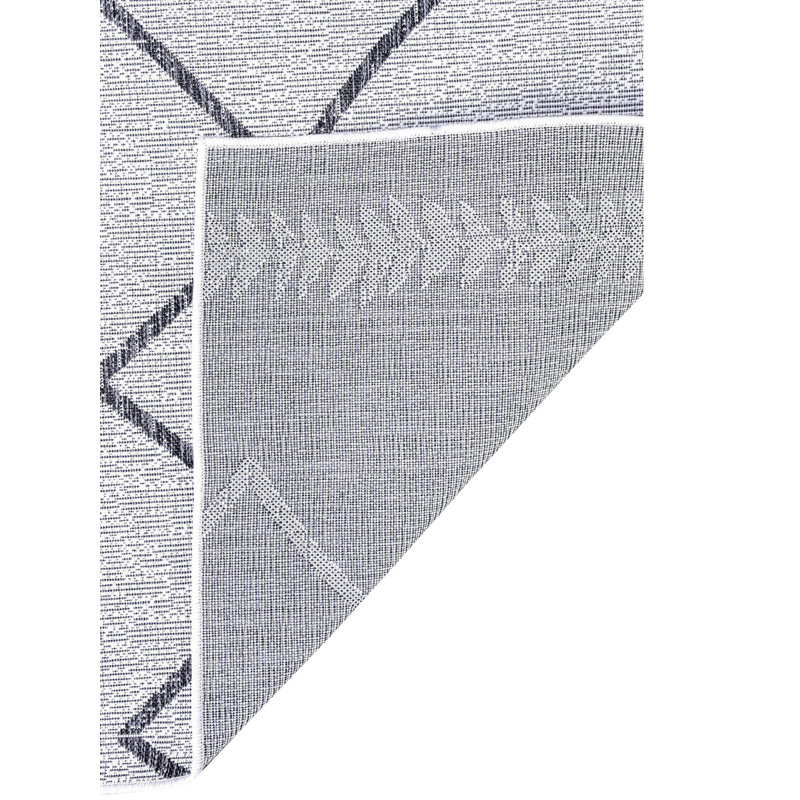 Adelhard Machine Made Indoor / Outdoor Area Rug, Rectangle 5'3" x 7'6"