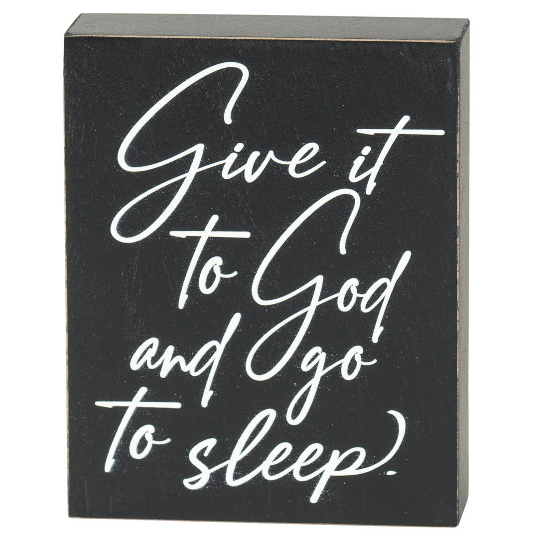 Brown-Batson Religious & Spiritual Box Signs & Plaques Trinx