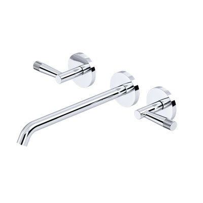 Amahle Wall Mount Tub Filler Trim with C-Spout