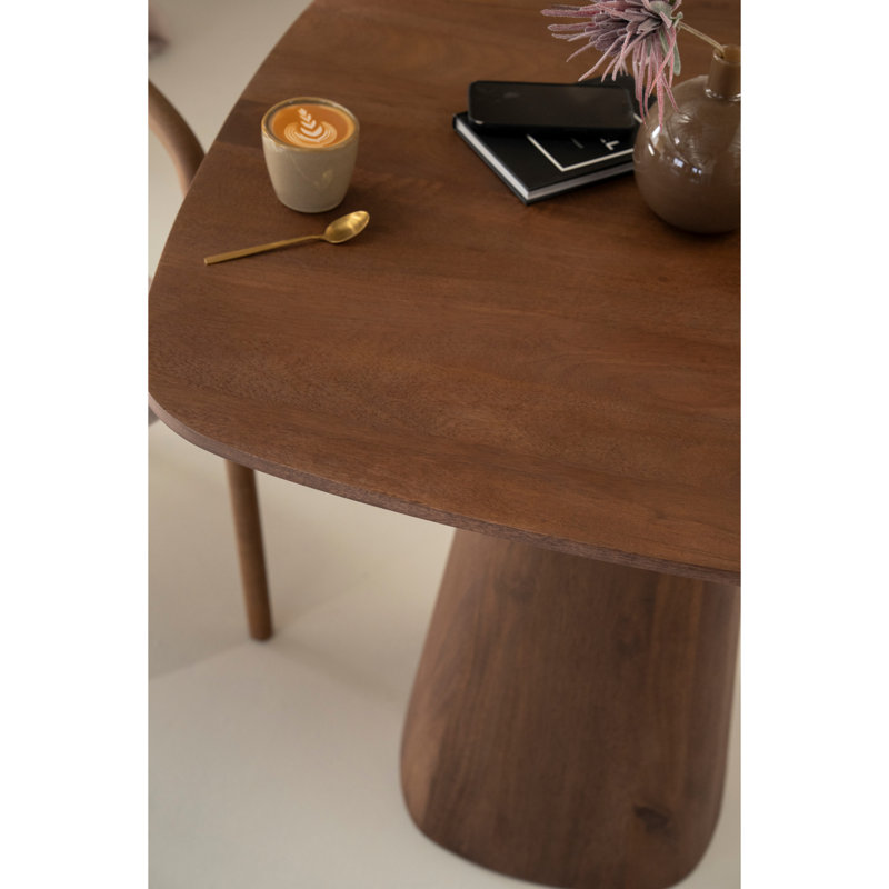 Aron Square Solid Wood Dining Table