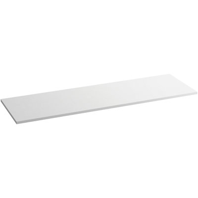 Dessus de meuble-lavabo pour salle de bain simple 73" uni/expression