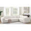 Canapé modulaire de style minimaliste de 129,5 po, ensemble de canapé en chenille infroissable à 6 places pour siège, combinaison libre de 2 PC, ensemble de canapé en forme de L moderne pour le salon, aucun assemblage requis