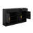 59.1" Sideboard Buffet With 3 Drawers & 4 Doors, White Storage Cabinet With Adjustable Shelf & Open Compartments-402509470
