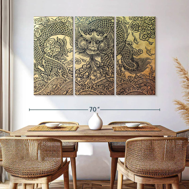 Brampt Legendary Dragon, 42" H x 65" W
