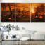 3 Piece Wrapped Canvas Print