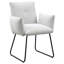 Donica Light Drey Upholstered Dining Arm Chair(Only Dining Chairs)