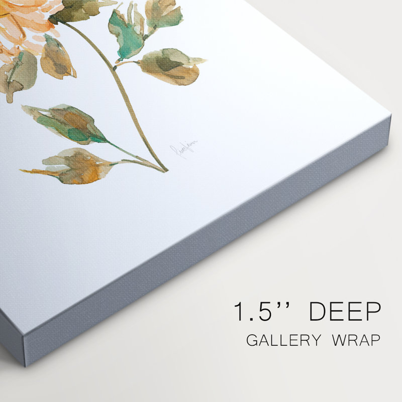 Bright Botanical I -Galery Enveloppé Cavas, H 36 po x l 24 po