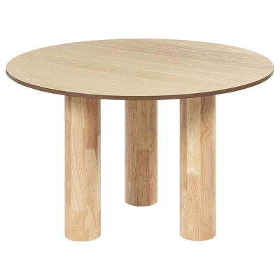 Aurelya Round Solid Wood Base Dining Table