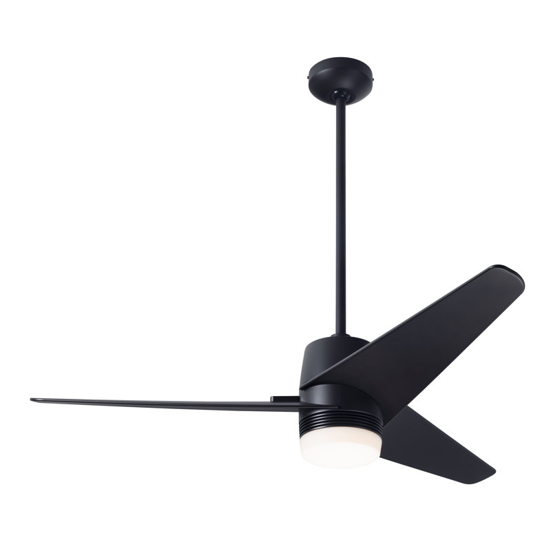 Velo 48'' Ceiling Fan with LED Lights, Dark Bronze, Wall Control, Dark