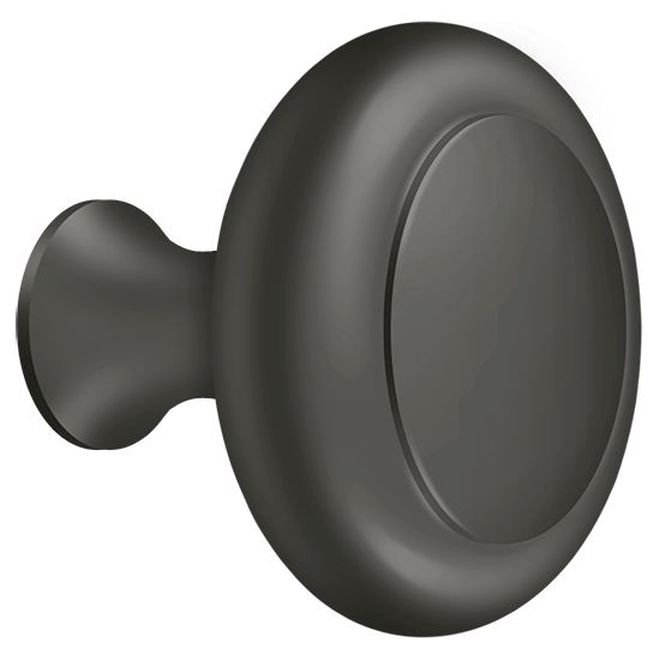 Mushroom Knob, Oil-Rubber Bronze