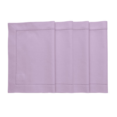 Cotton Linen Hemstitch - 100% Pure Placemats