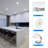 4" LED Recessed Ceiling Lights with Junction Box, Dimmable Downlight