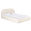Bara Cream Textured Velvet UK Bed-119045087