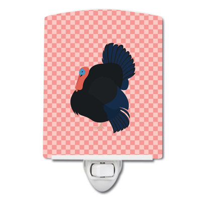 Norfolk Turkey Check Ceramic Night Light