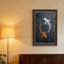 Art sur toile orange et blanc-1160827433