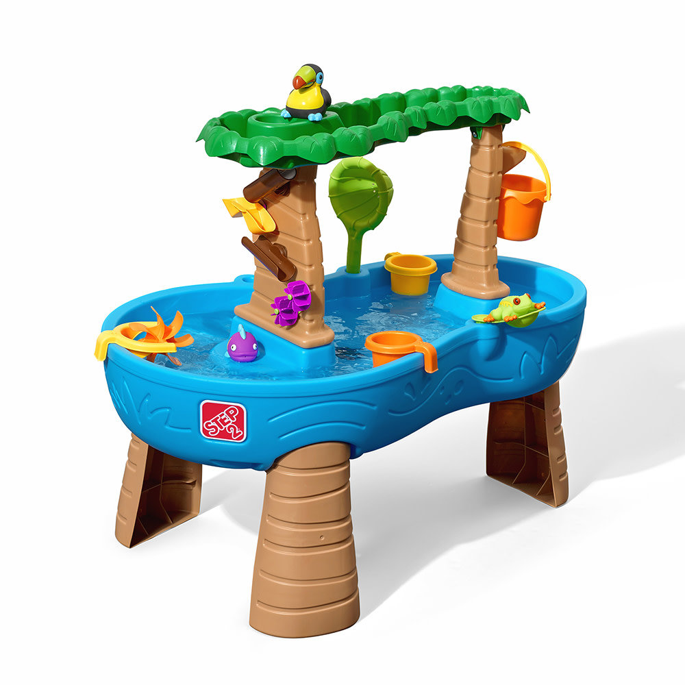 Step2 Tropical Rainforest Plastic Toddler Outdoor Water Table Step2