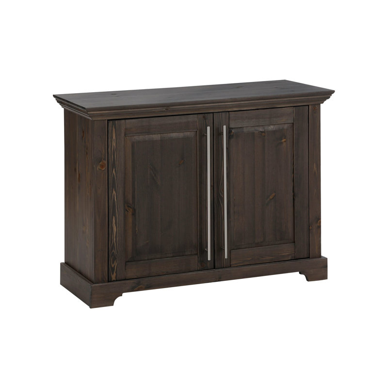 Galbin 94.2cm Solid Wood Sideboard, Grey